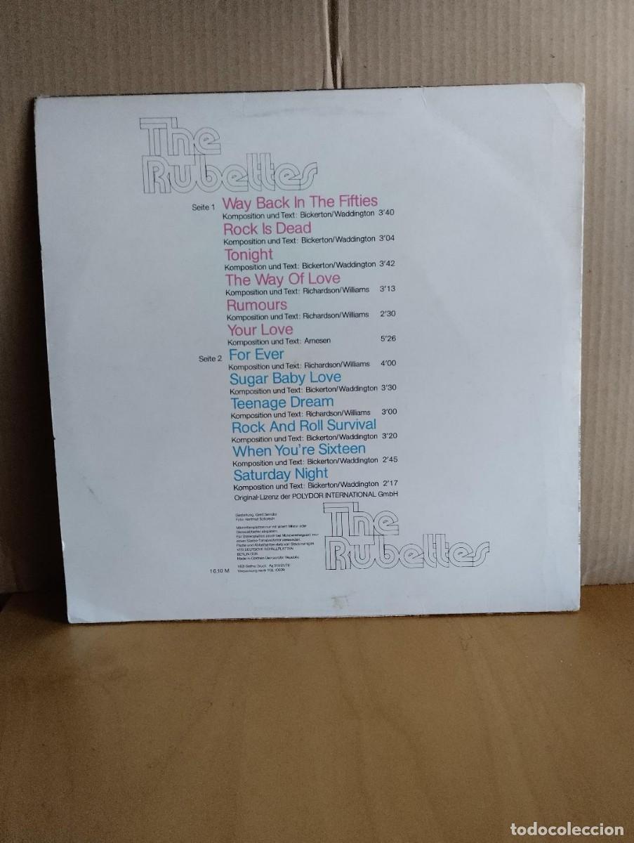 Discos de vinilo: THE RUBETTES --- THE RUBETTES - Foto 2