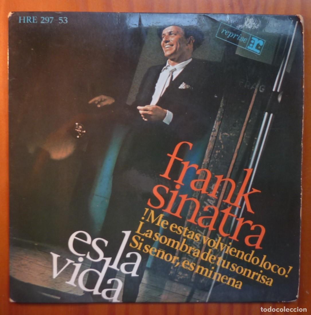 Discos de vinilo: FRANK SINATRA // ES LA VIDA+3 // 1966 // EP - Foto 1