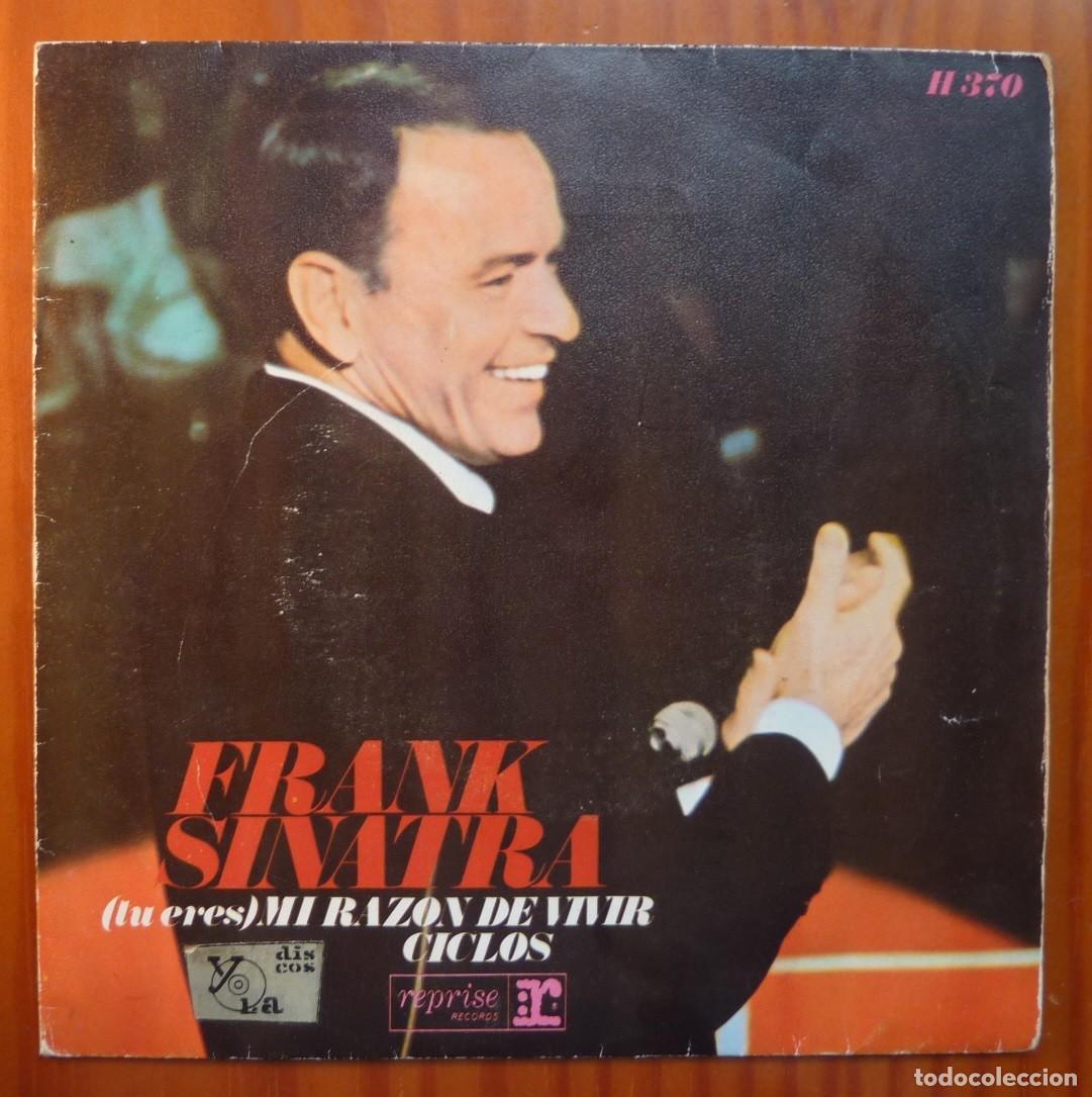 Discos de vinilo: FRANK SINATRA // TU ERES MI RAZON DE VIVIR // 1968 // SINGLE - Foto 1