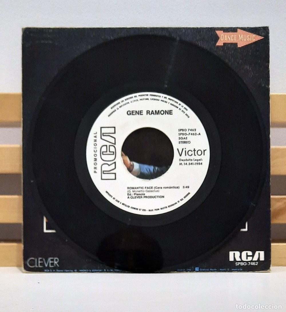 Discos de vinilo: GENE RAMONE &middot;&middot;&middot; Romantic Face / Romantic Face (instrumental) - (Single) - Foto 3