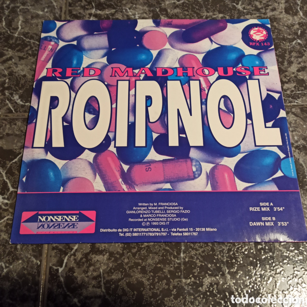 Discos de vinilo: Red Madhouse - Roipnol (12&rdquo;) - Foto 2