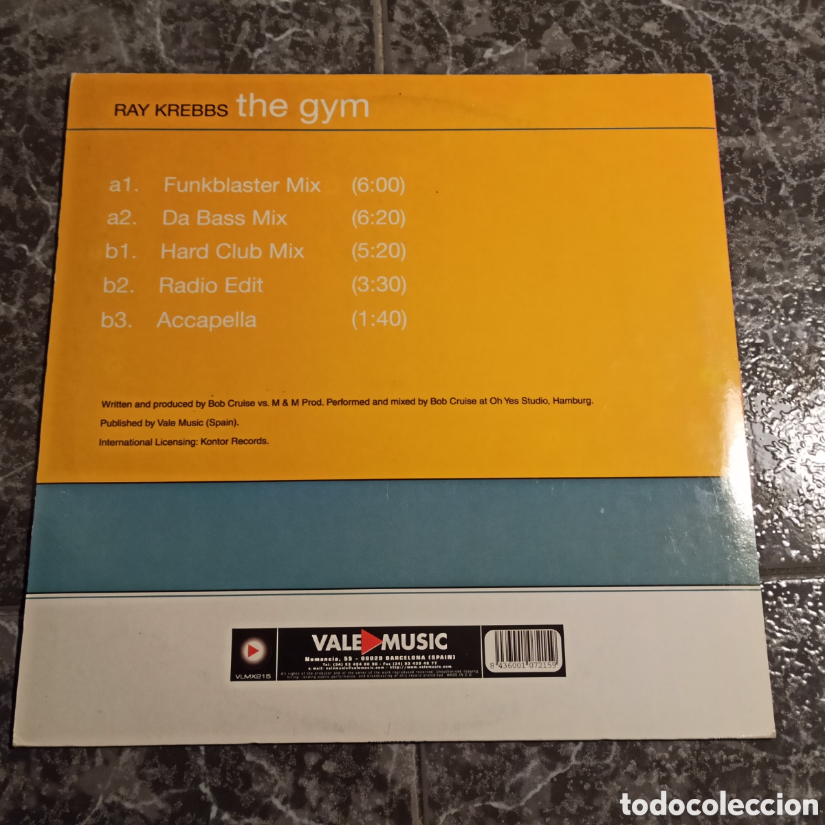 Discos de vinilo: Ray Krebbs - The Gym (12&rdquo;) - Foto 2