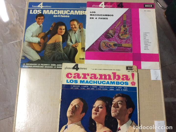 Discos de vinilo: LOS MACHUCAMBOS - LOTE DE 3 LPS - Foto 1