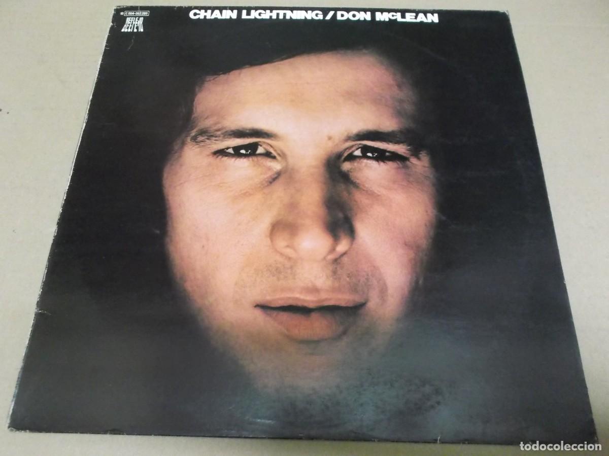 Discos de vinilo: DON MCLEAN (LP) CHAIN LIGHTNING A&Ntilde;O 1979 - Foto 1