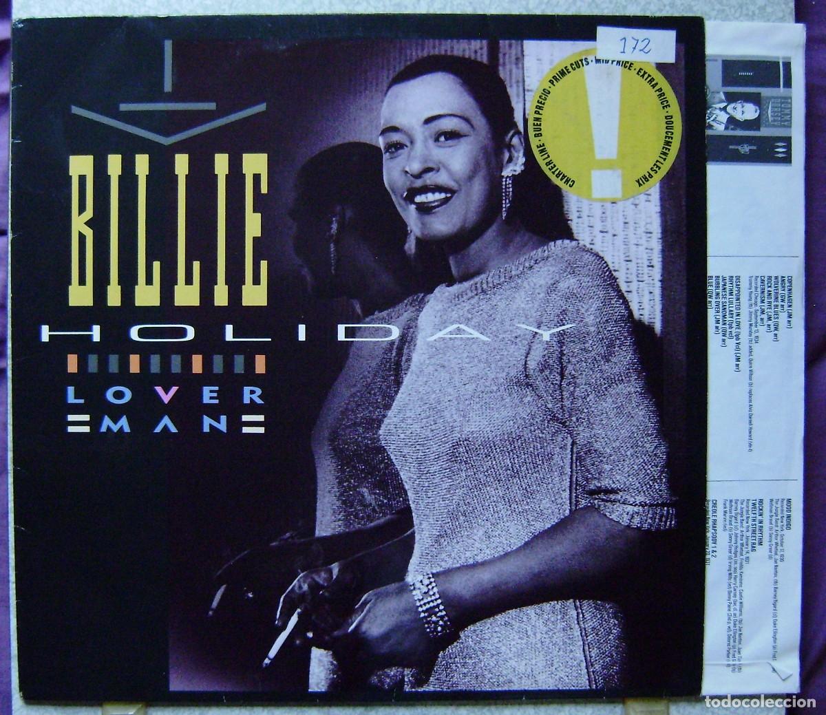 Discos de vinilo: BILLIE HOLIDAY.LOVER MAN...EX