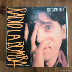 Discos de vinilo: ALBERTO SOLFRINI - LA RADIO ES LA BOMBA (SPANISH VERSION) - 12'' MAXISINGLE VIRGIN 1988