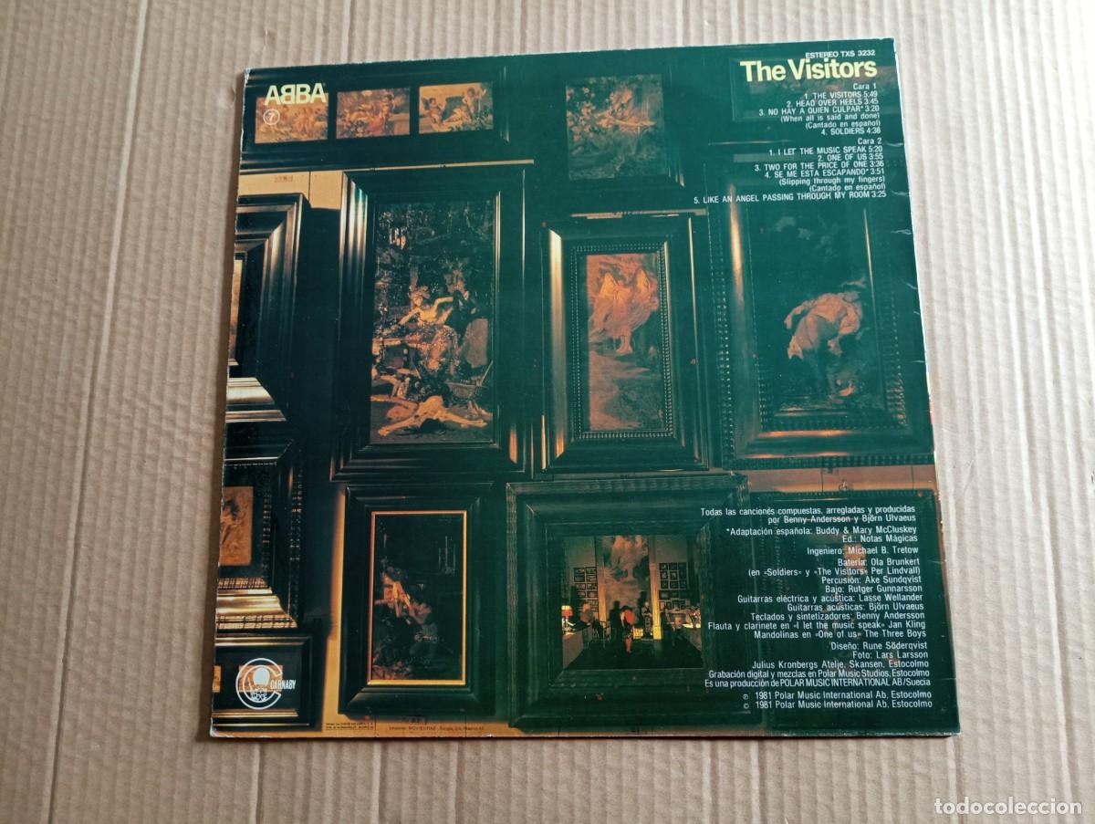 Discos de vinilo: ABBA - THE VISITORS LP 1981 EDICION ESPA&Ntilde;OLA - Foto 6