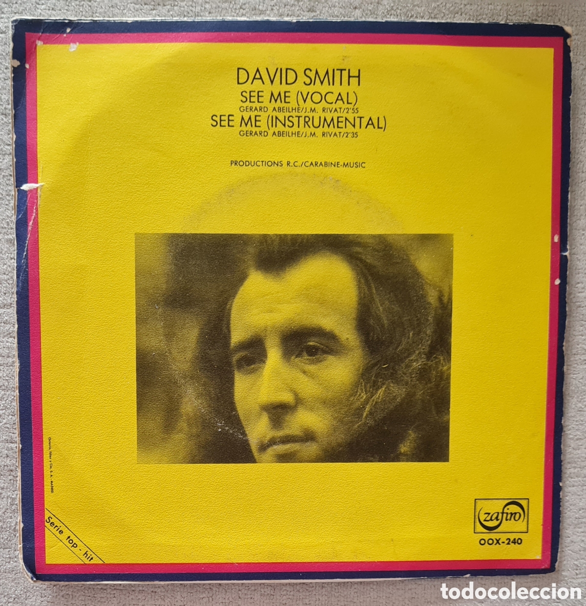 Discos de vinilo: SINGLE - DAVID SMITH - SEE ME - 1971 PROMO - Foto 2