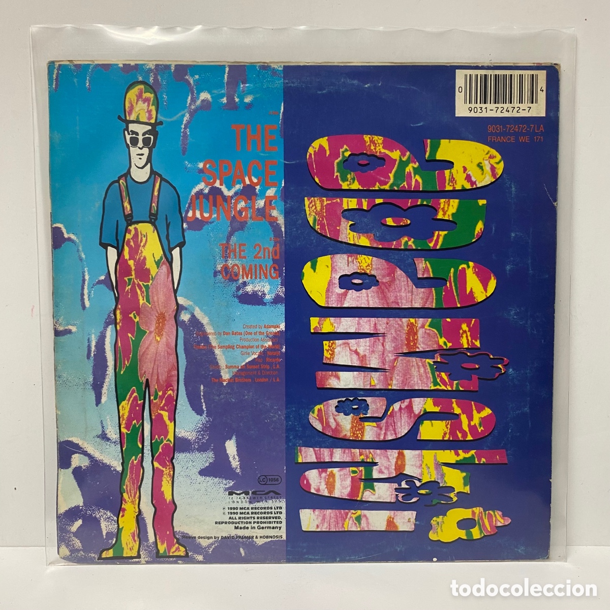 Discos de vinilo: Adamski - The Space Jungle (7&rdquo;, Single) - Foto 2
