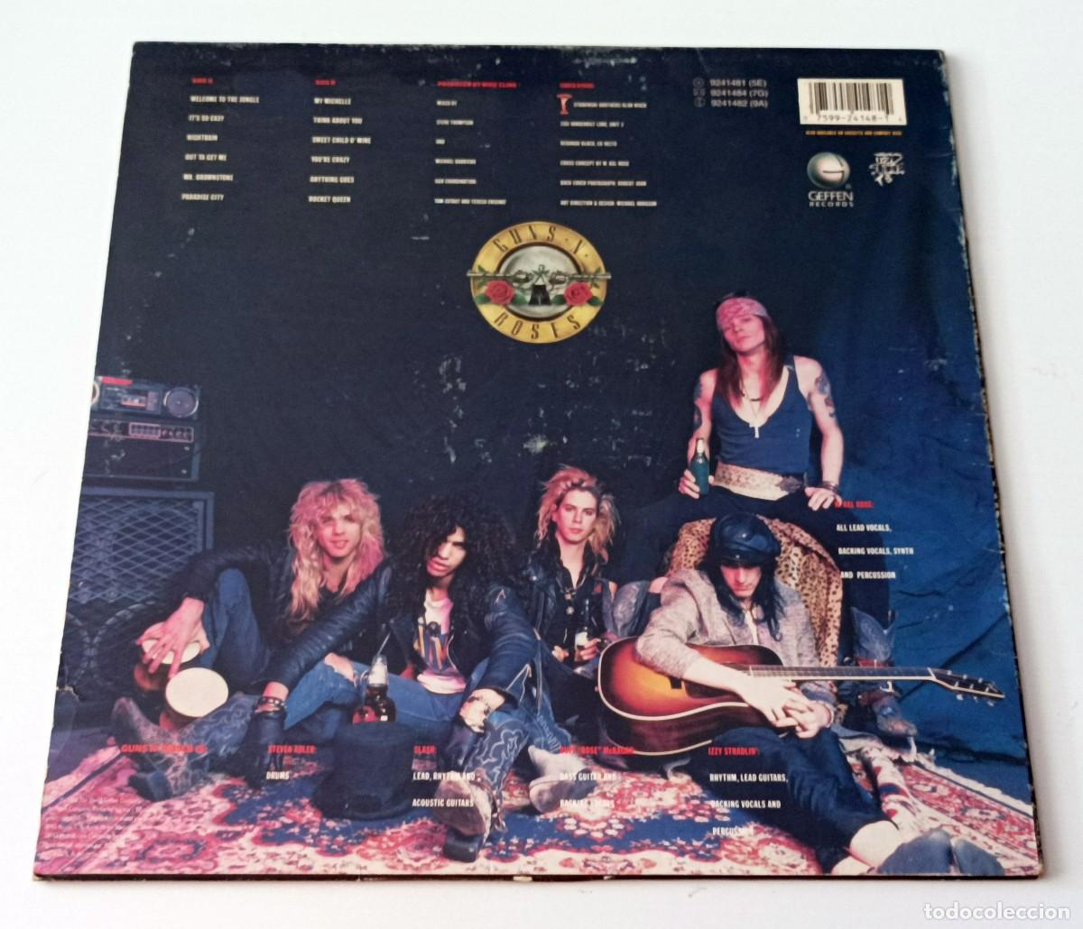 Discos de vinilo: LP GUNS&acute;N ROSES - APPETITE FOR DESTRUCTION - Foto 2