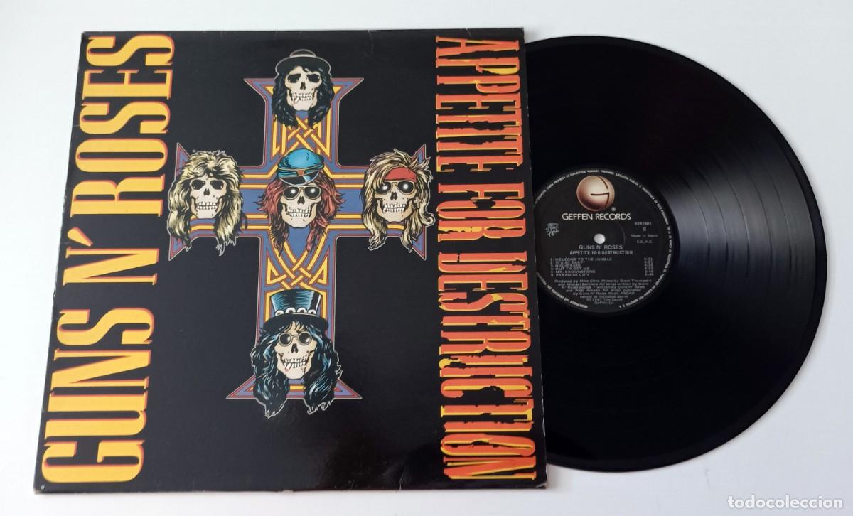 Discos de vinilo: LP GUNS&acute;N ROSES - APPETITE FOR DESTRUCTION - Foto 3