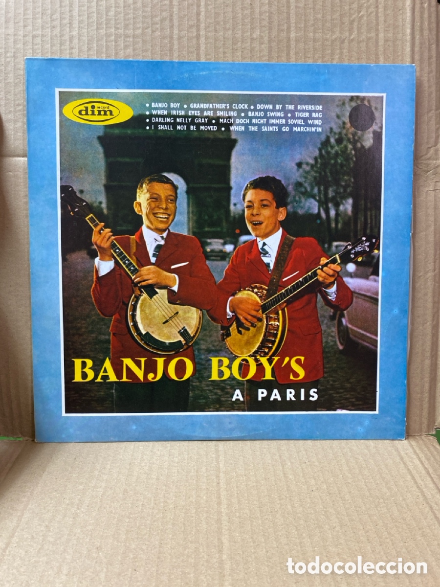 Discos de vinilo: LP BANJO BOY&rsquo;S A PAR&Iacute;S. Vinilo como nuevo - Foto 1