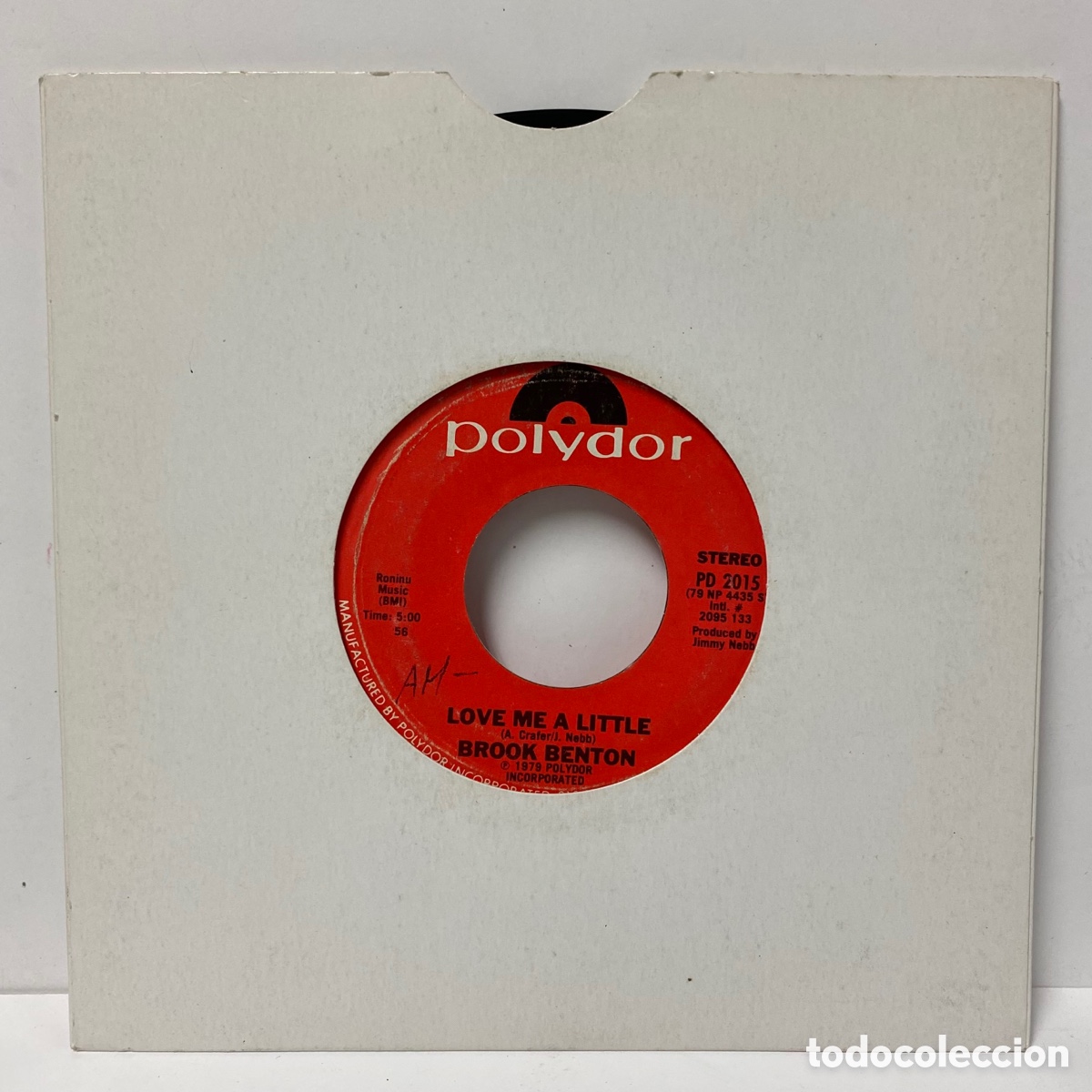 Discos de vinilo: Brook Benton - I Cried For You (7&rdquo;, Single) - Foto 2