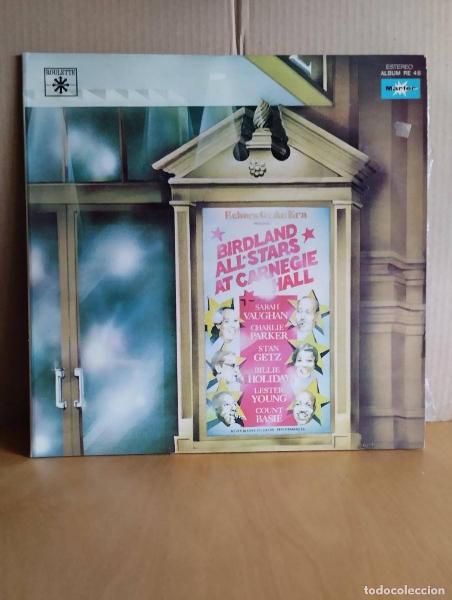 Vinyl-Schallplatten: BIRDLAND ALL STARS AT CARNEGIE HALL---S. GETZ,C.PARKER,B.HOLIDAY,C.BASIE,S.VAUGHAN.....