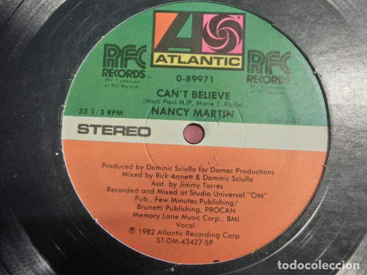 Discos de vinilo: Nancy Martin &lrm;&ndash; Cant Believe - Foto 2