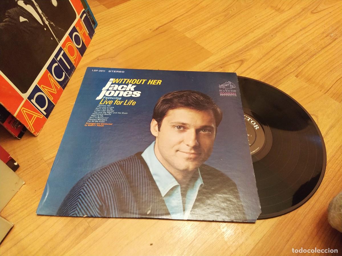 Discos de vinilo: Jack Jones LP Without Her RCA usa - Foto 1