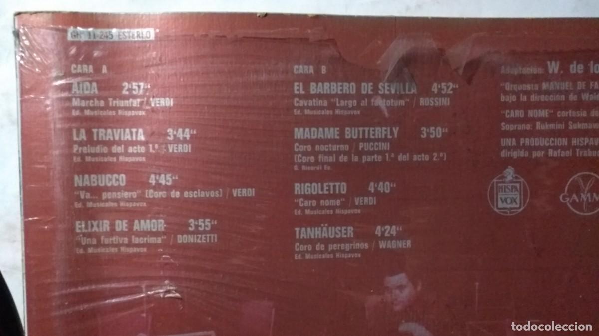 Discos de vinilo: WALDO DE LOS RIOS OPERAS LP IMPORTADO MEX DE COLECCION - Foto 3