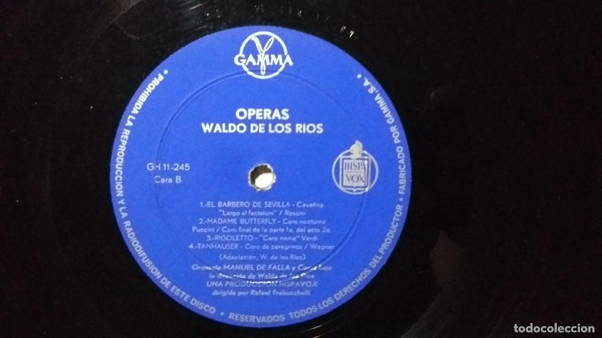 Discos de vinilo: WALDO DE LOS RIOS OPERAS LP IMPORTADO MEX DE COLECCION - Foto 4