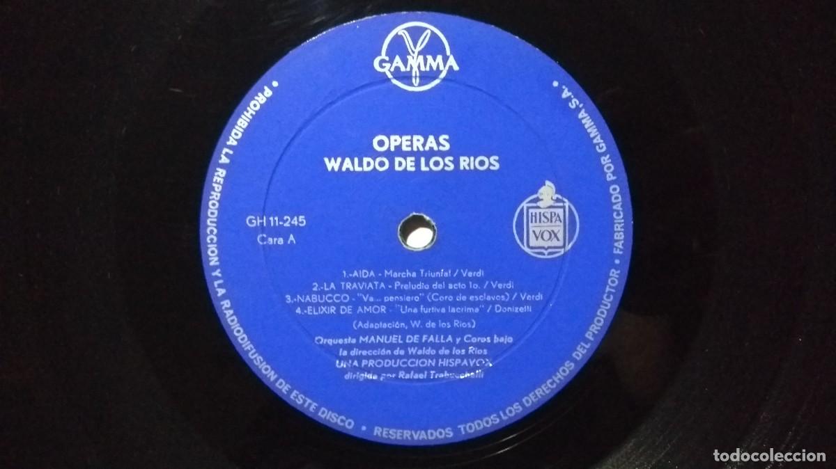 Discos de vinilo: WALDO DE LOS RIOS OPERAS LP IMPORTADO MEX DE COLECCION - Foto 5