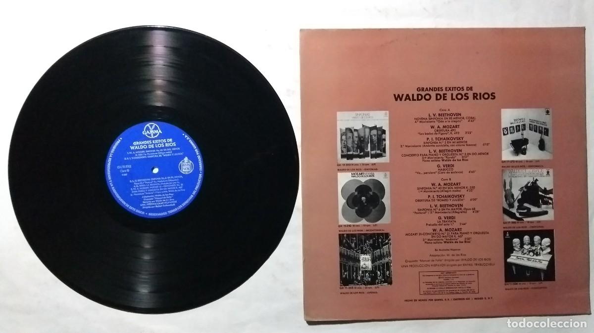 Discos de vinilo: WALDO DE LOS RIOS GRANDES EXITOS LP IMPORTADO MEX DE COLECCION - Foto 2