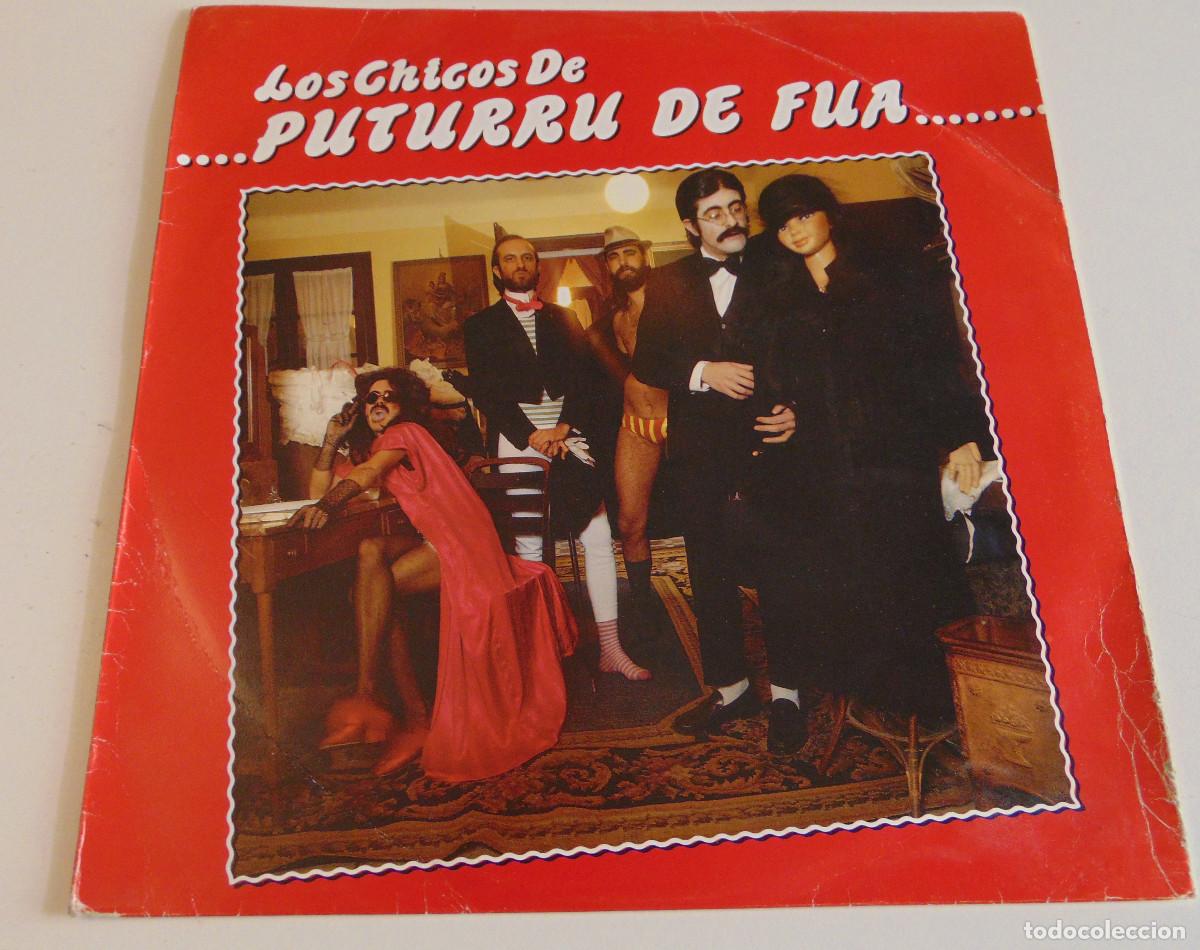 Discos de vinilo: LOS CHICOS DE ...PUTURRU DE FUA - LP 1987 - Foto 2