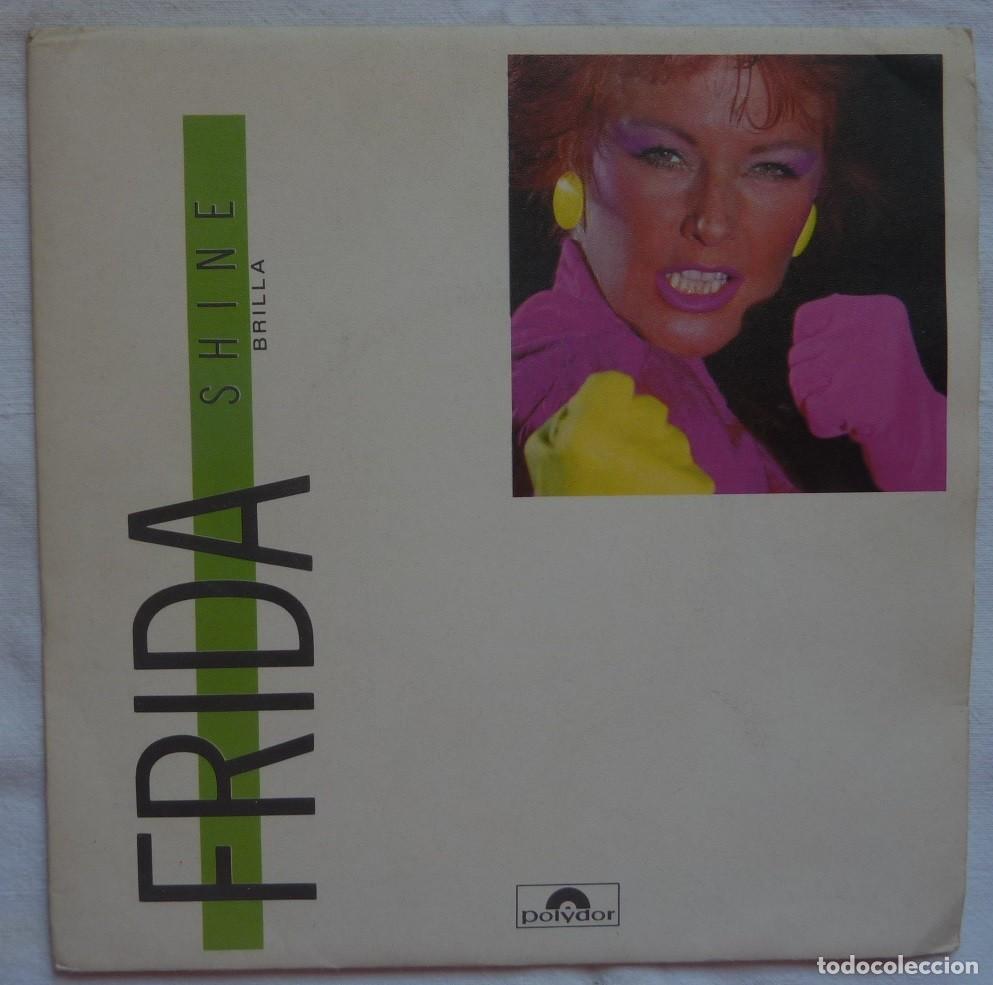 Discos de vinilo: FRIDA / SHINE / 1984 / SINGLE - Foto 1