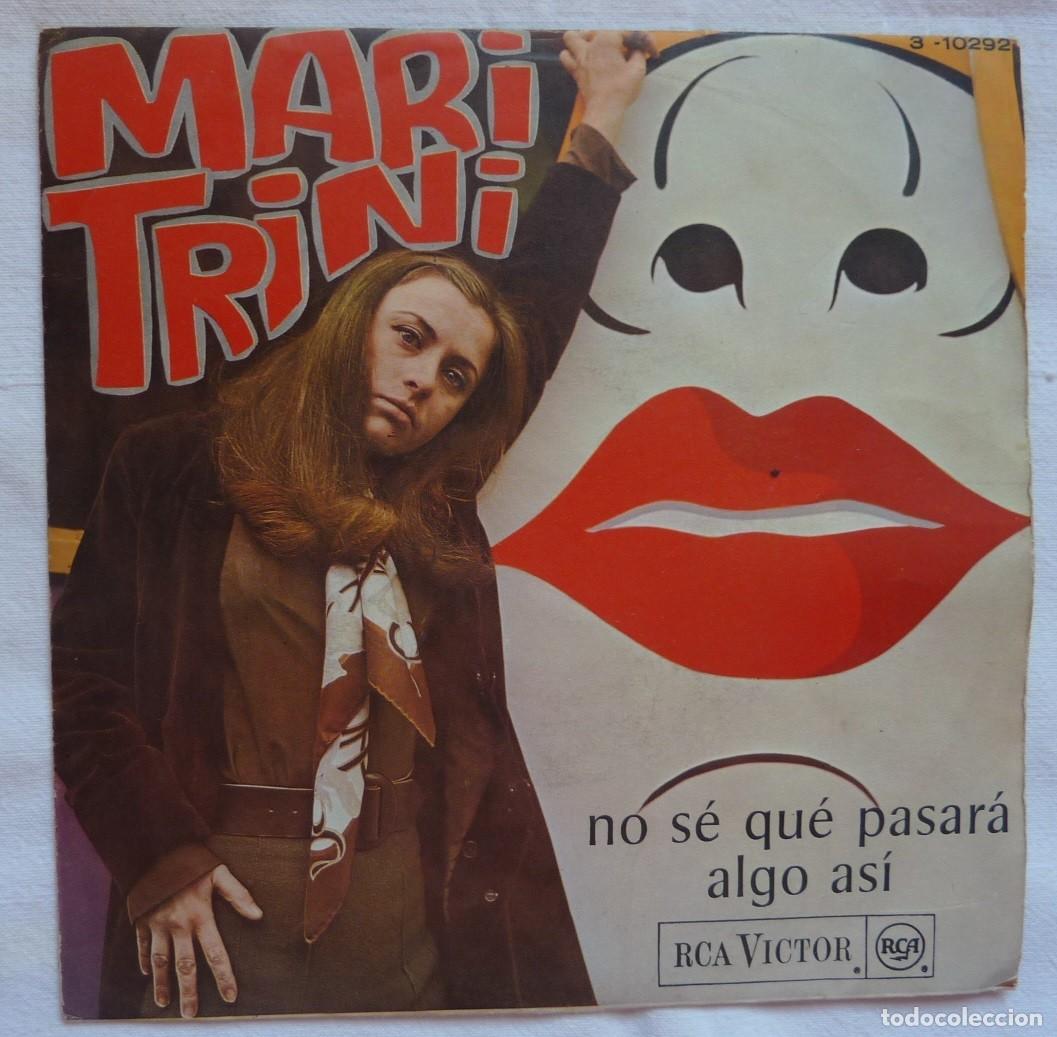 Discos de vinilo: MARI TRINI / NO SE QUE PASARA / 1968 / SINGLE - Foto 1