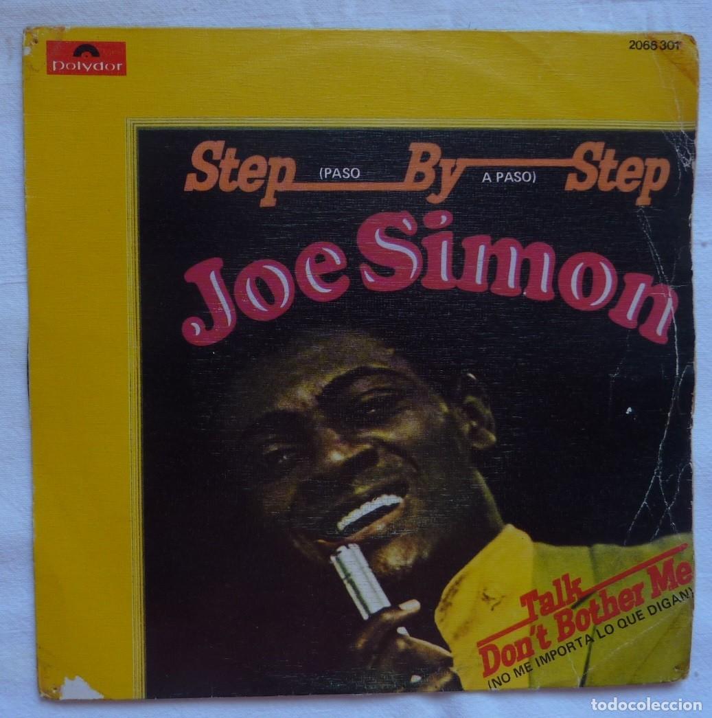 Discos de vinilo: JOE SIMON / STEP BY STEP / 1973 / SINGLE - Foto 1