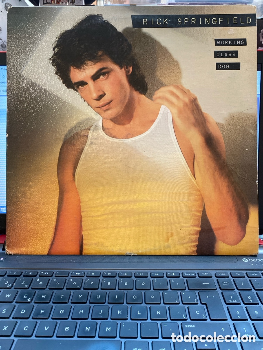 Discos de vinilo: RICK SPRINGFIELD - WORKING CLASS DOG LP USA - Foto 1