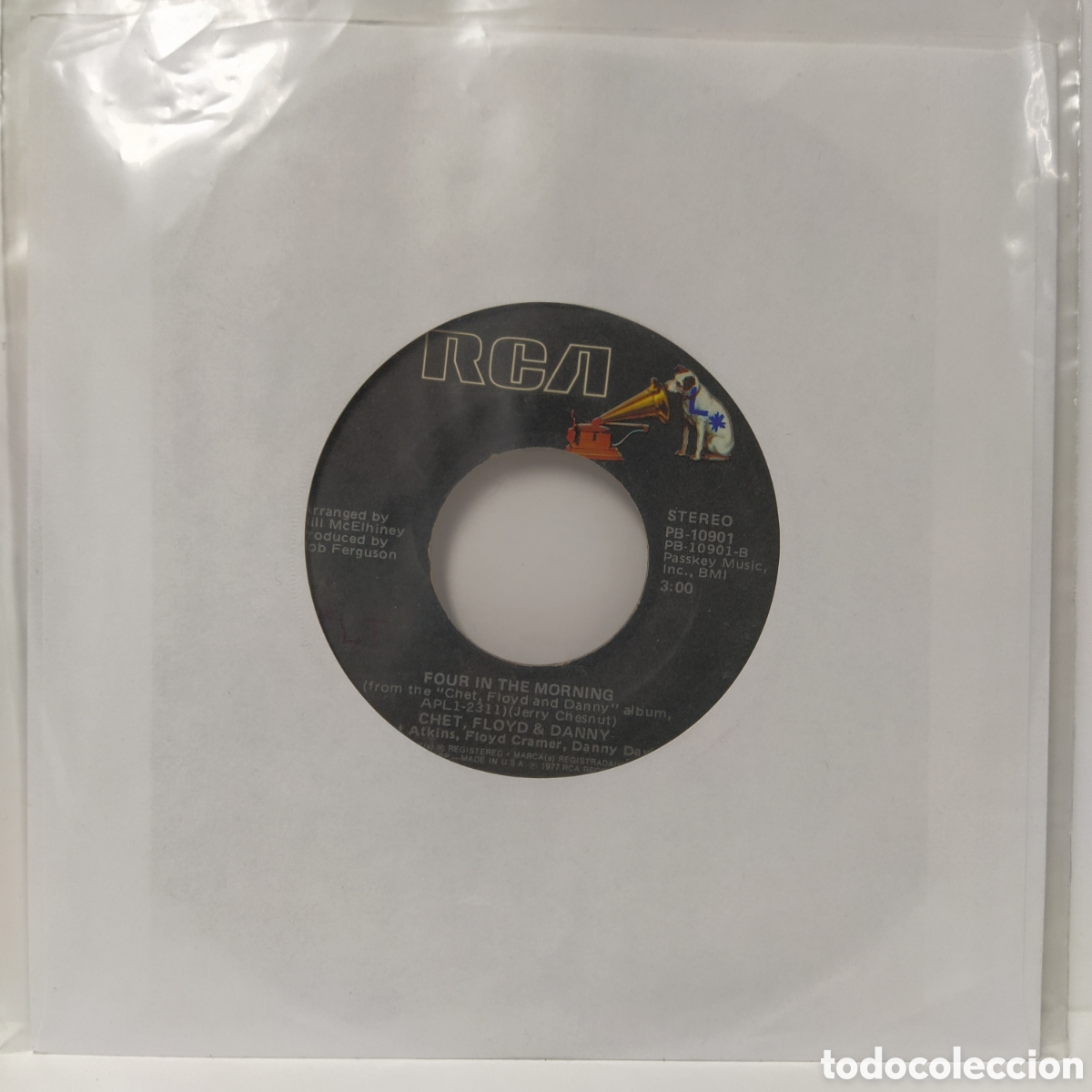 Discos de vinilo: Chet, Floyd & Danny - La Chicana (7&rdquo;, Single) - Foto 2
