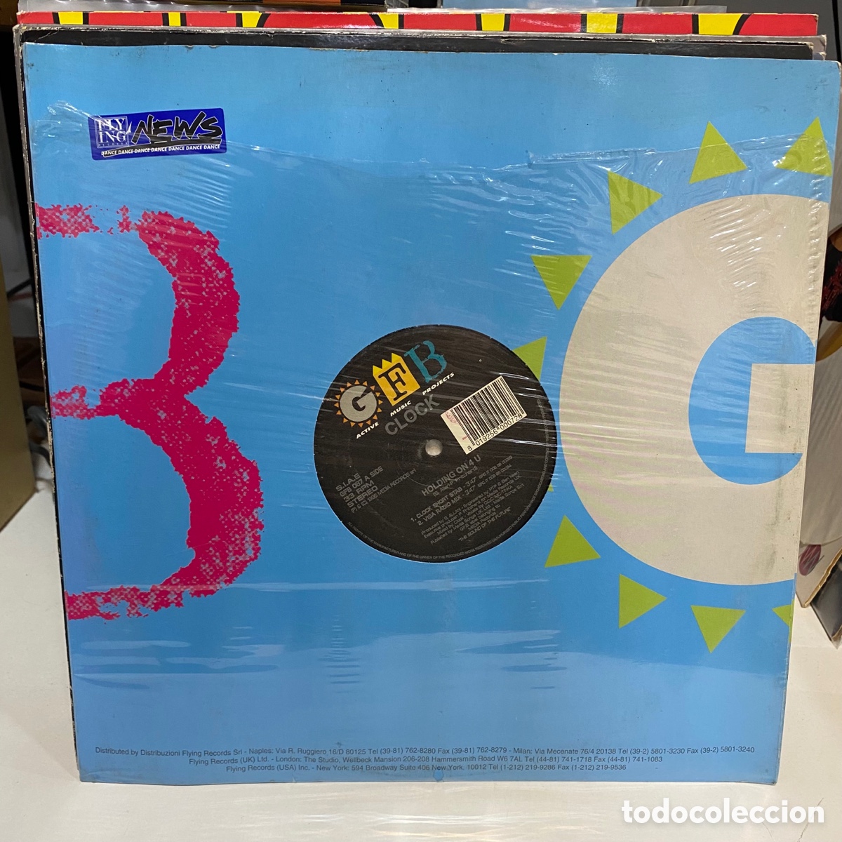 Discos de vinilo: Clock - Holding On 4 U / Holding On 96 (12&rdquo;) - Foto 2