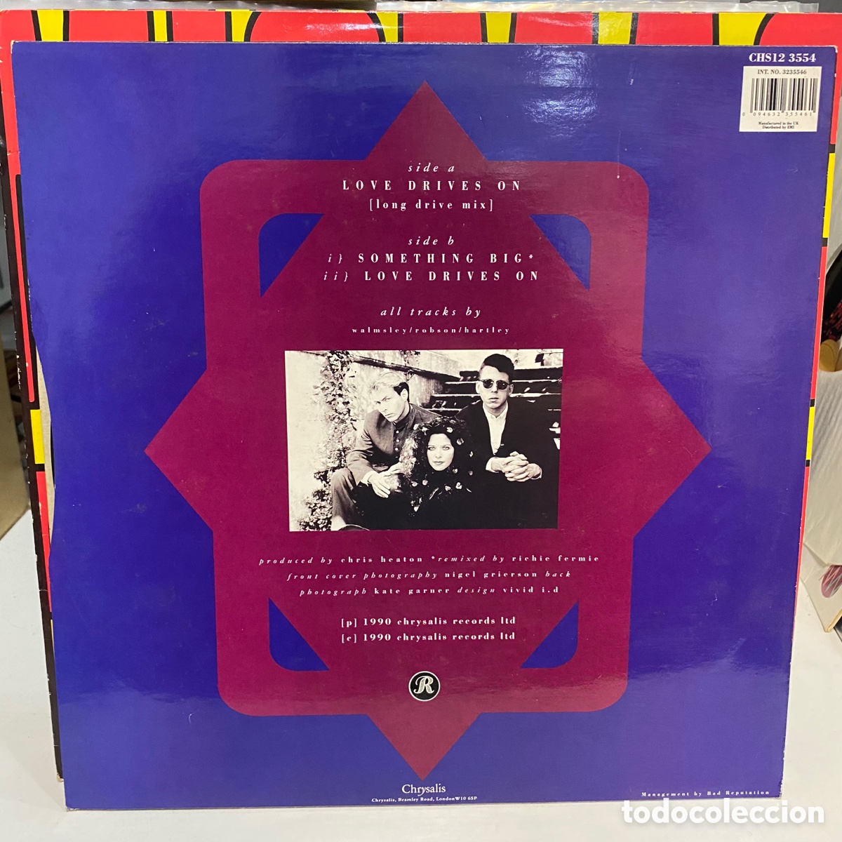 Discos de vinilo: Respect - Love Drives On (12&rdquo;) - Foto 2
