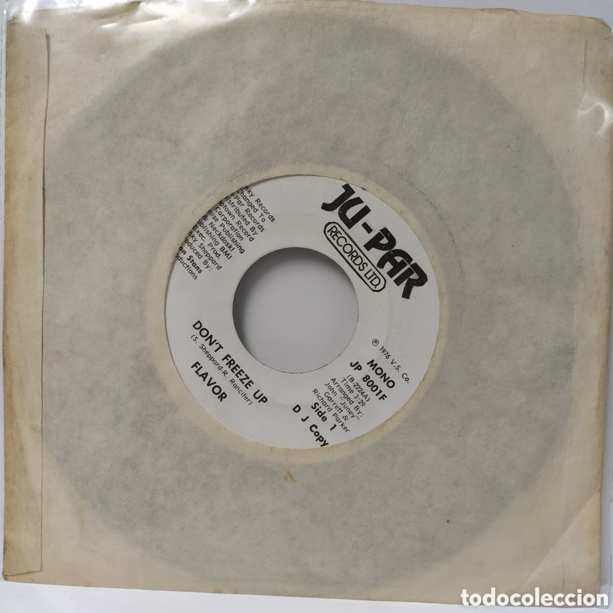 Discos de vinilo: Flavor - Dont Freeze Up (7&rdquo;, Single) - Foto 1