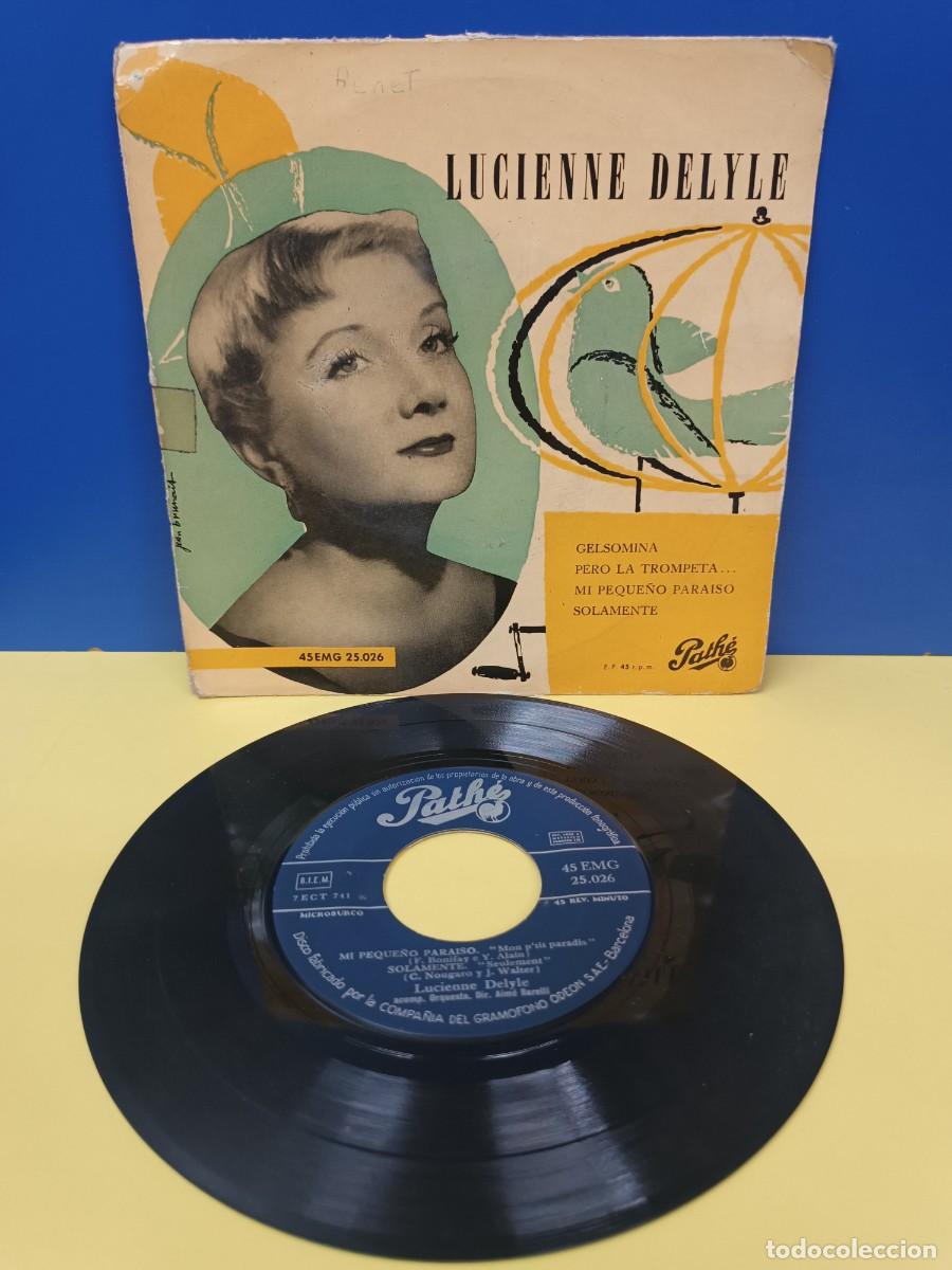 Discos de vinilo: LUCIENNE DELYLE - GELSOMINA - SINGLE DISCO DE VINILO - Foto 1