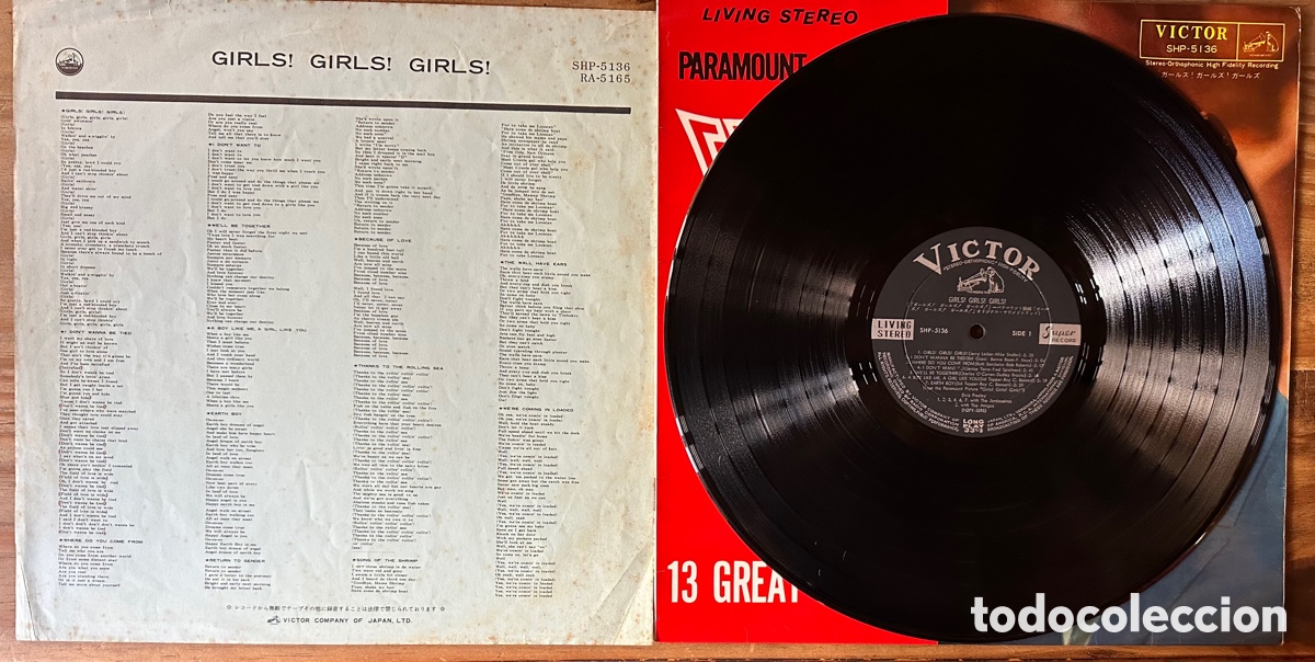 Discos de vinilo: Elvis Presley. Disco japon&eacute;s, 1962 - Foto 3