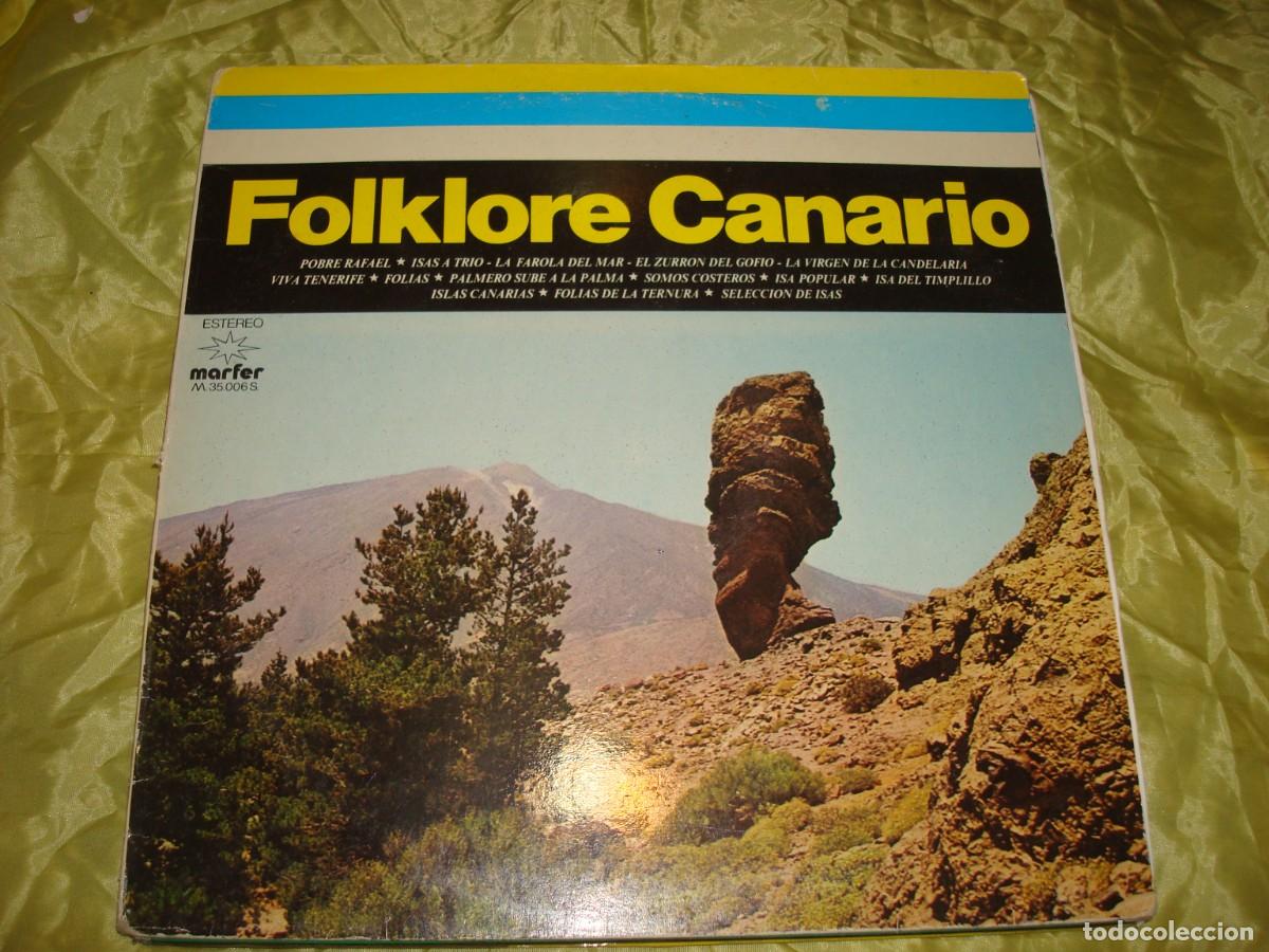 Discos de vinilo: FOLKLORE CANARIO. MARFER, 1982 (#) - Foto 1
