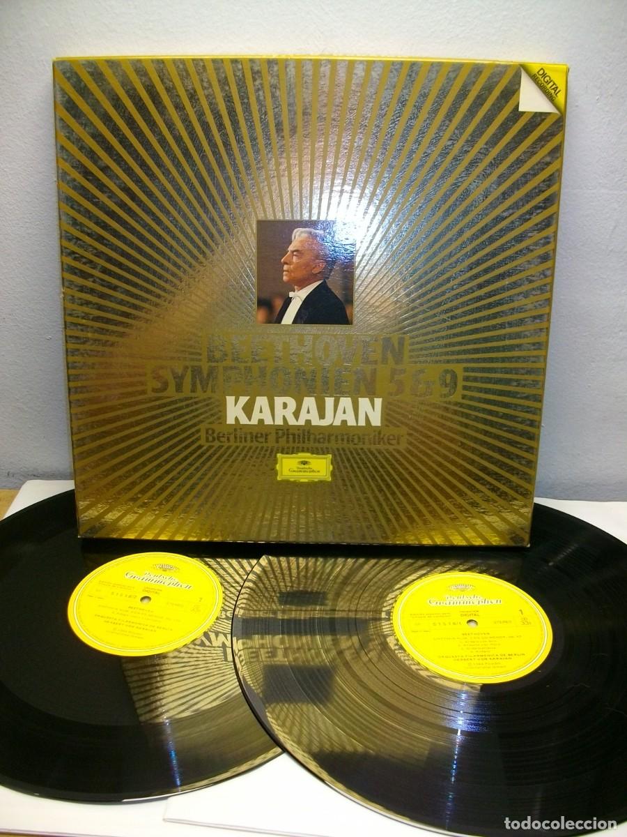 Discos de vinilo: Beethoven Ludwig Van-Karajan-Symphonie N0 5 & 9 Pack/Box 2 x LP - Foto 1