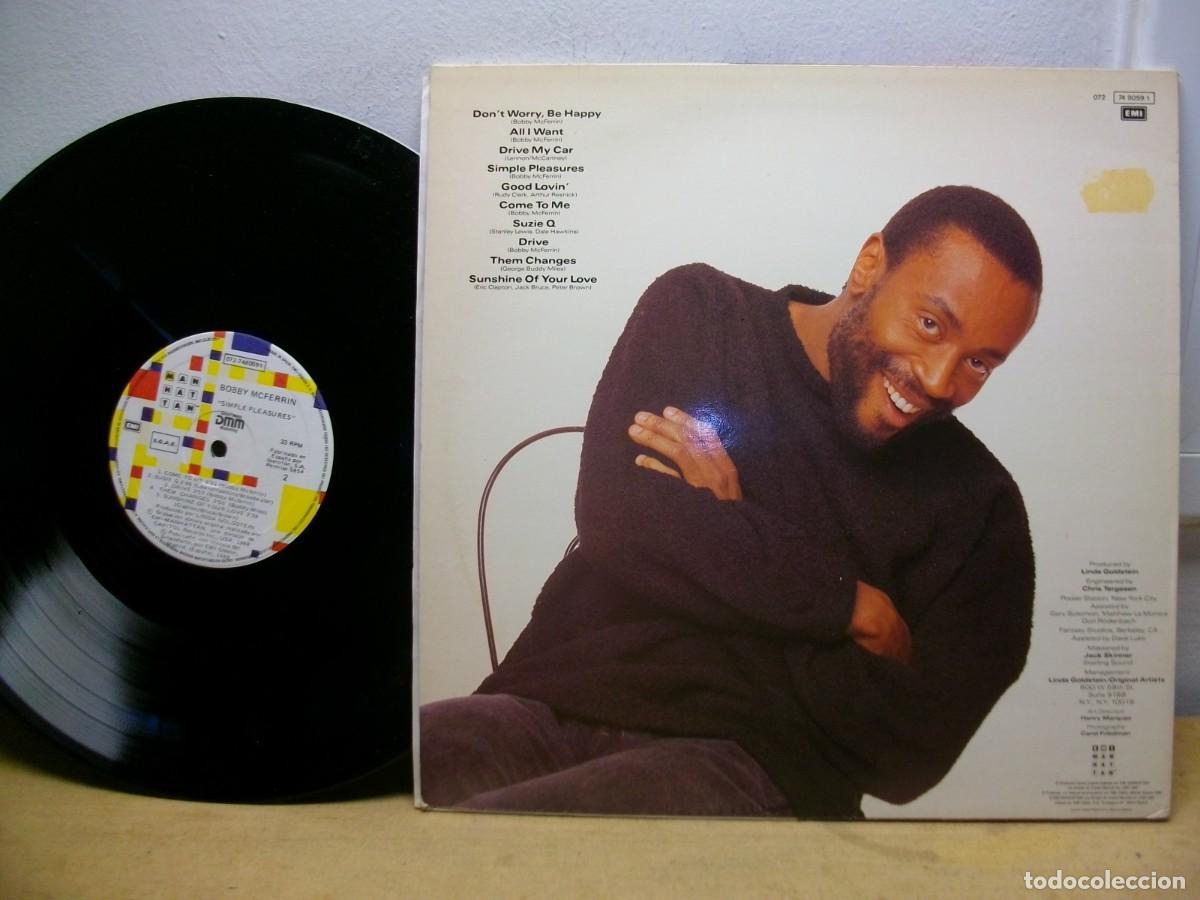 Discos de vinilo: Bobby McFerrin &ndash; Simple Pleasures LP - Foto 2