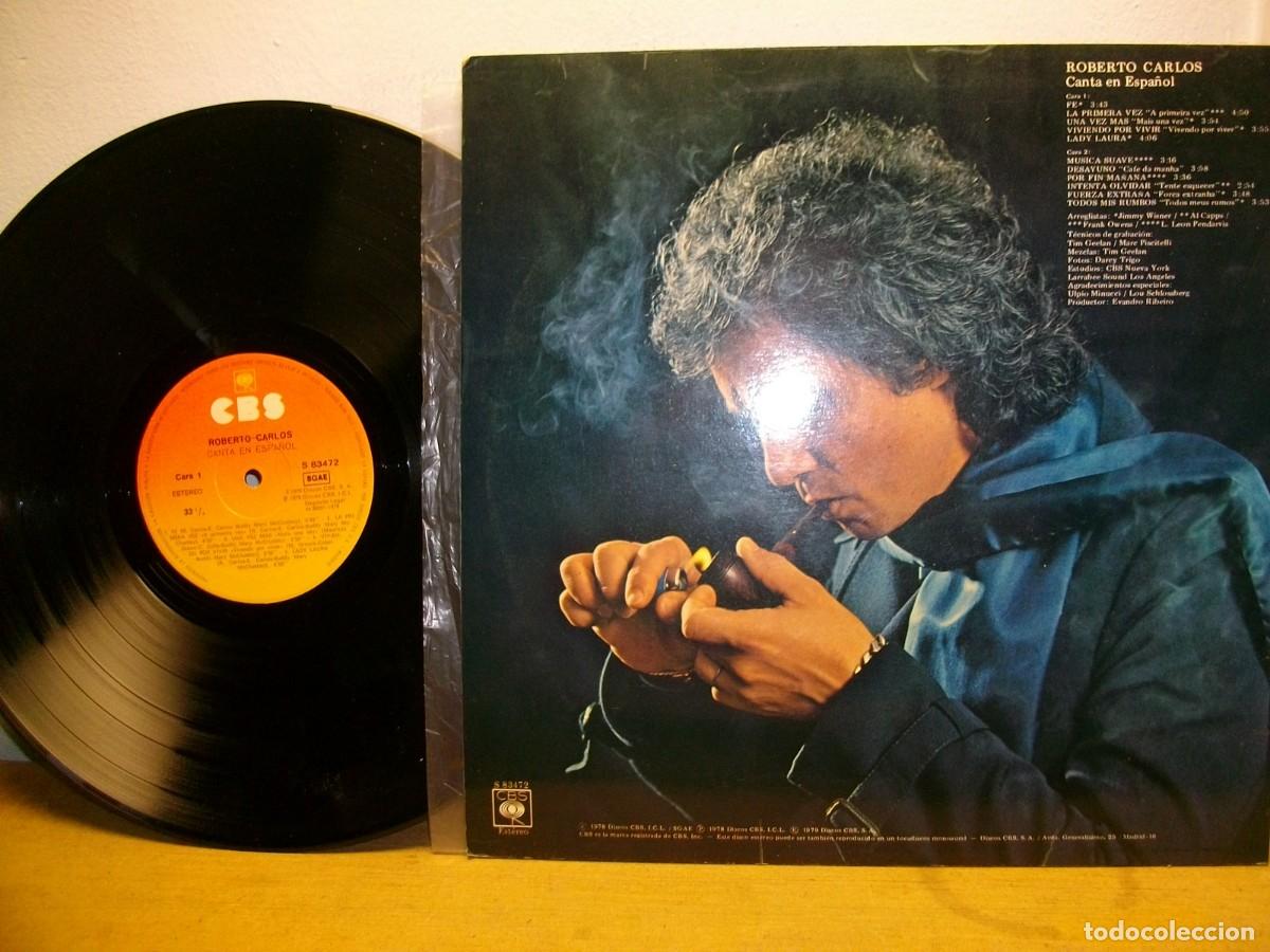Discos de vinilo: Roberto Carlos &ndash; Canta En Espa&ntilde;ol LP - Foto 2