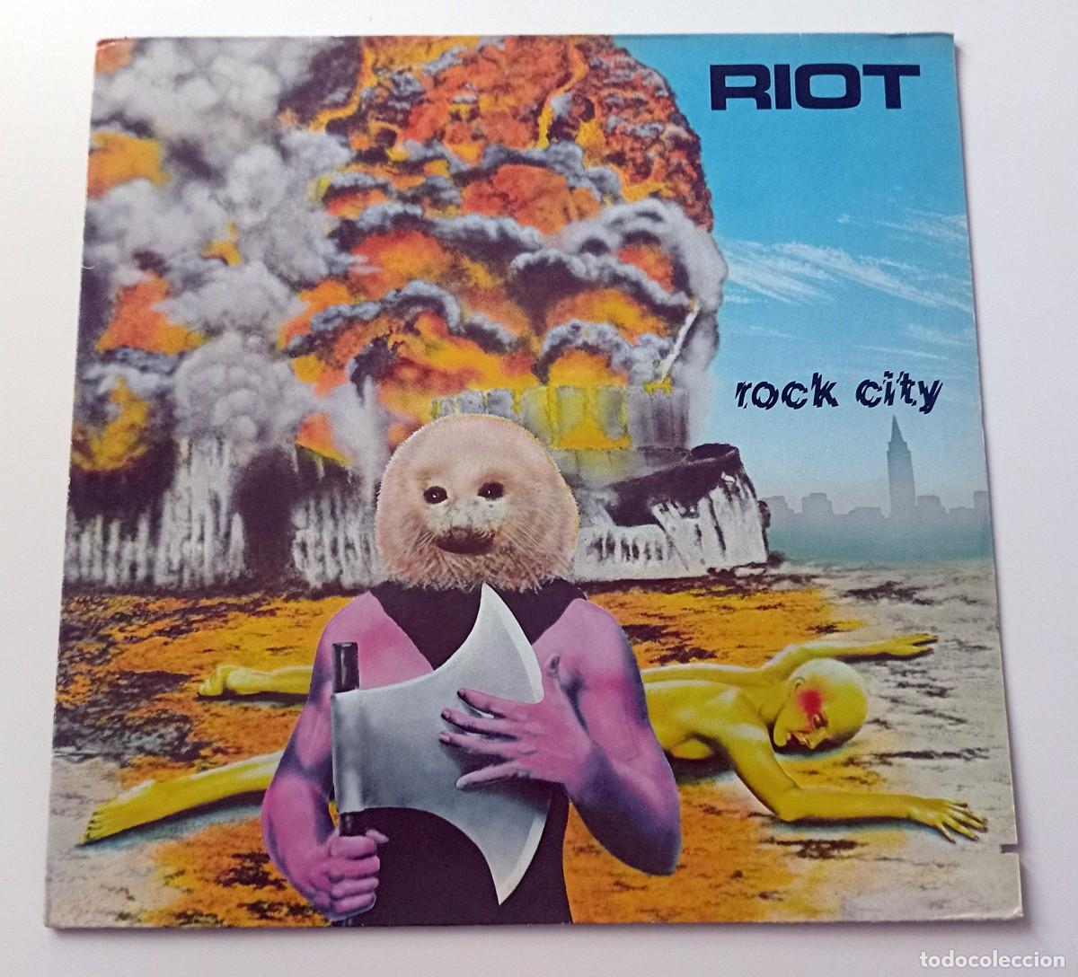 Discos de vinilo: LP RIOT - ROCK CITY - Foto 1