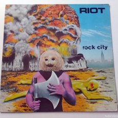 Discos de vinilo: LP RIOT - ROCK CITY