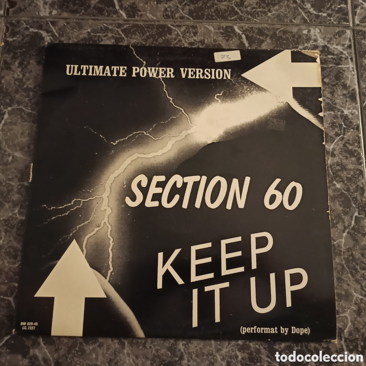 Discos de vinilo: Section 60 - Keep It Up (12&rdquo;) - Foto 1