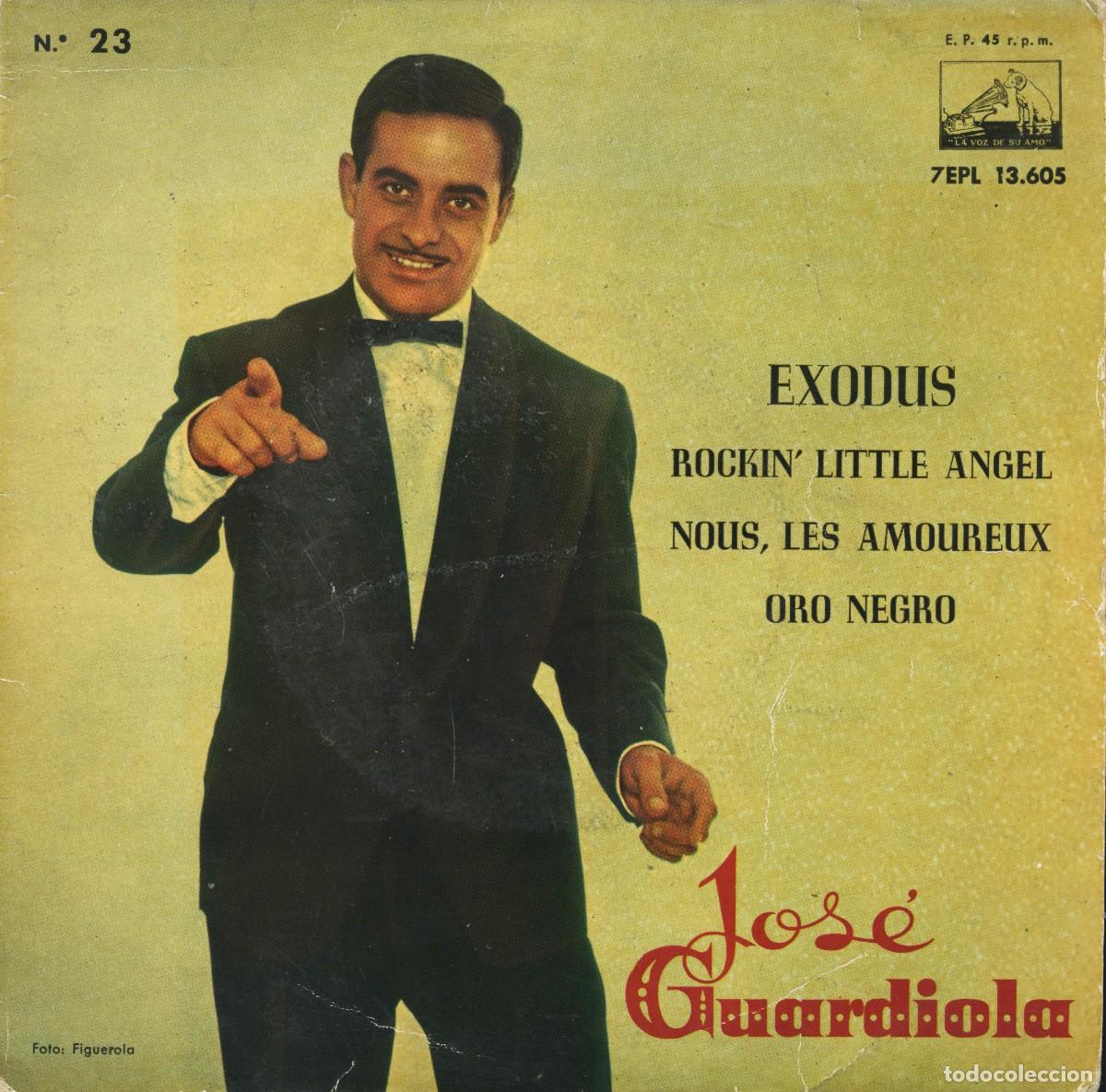 Discos de vinilo: DISCO E.P. JOS&Eacute; GUARDIOLA - LA VOZ DE SU AMO - Foto 1