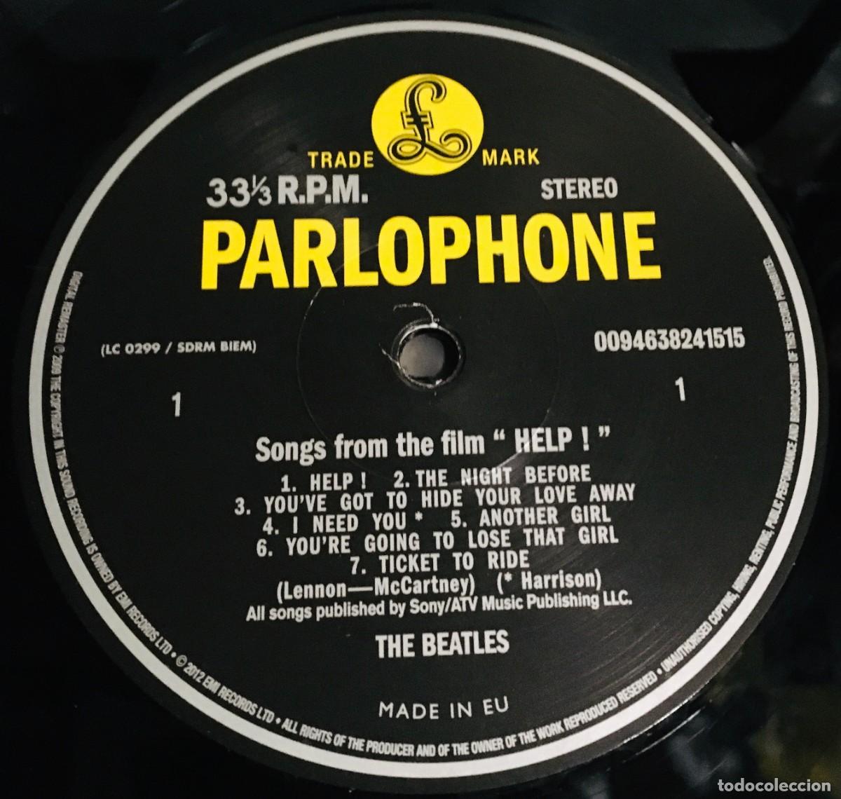 Discos de vinilo: THE BEATLES - HELP, LP reed UK & EU 2012 - Foto 2