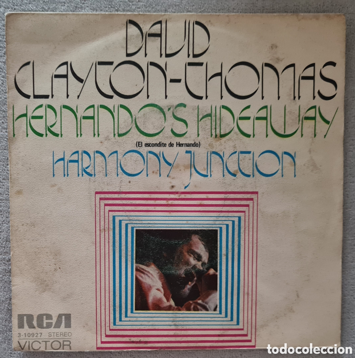 Discos de vinilo: SINGLE - DAVID CLAYTON-THOMAS - HERNANDOS HIDEAWAY - 1973 PROMO - Foto 1