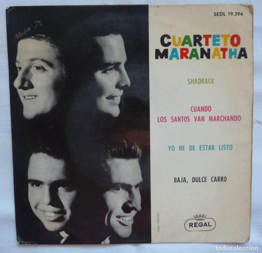 Discos de vinilo: CUARTETO MARANATHA // SHADRACK+3 // 1964 // EP - Foto 1