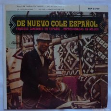 Discos de vinilo: NAT KING COLE //AQUI SE HABLA EN AMOR+3 // 1962 // EP