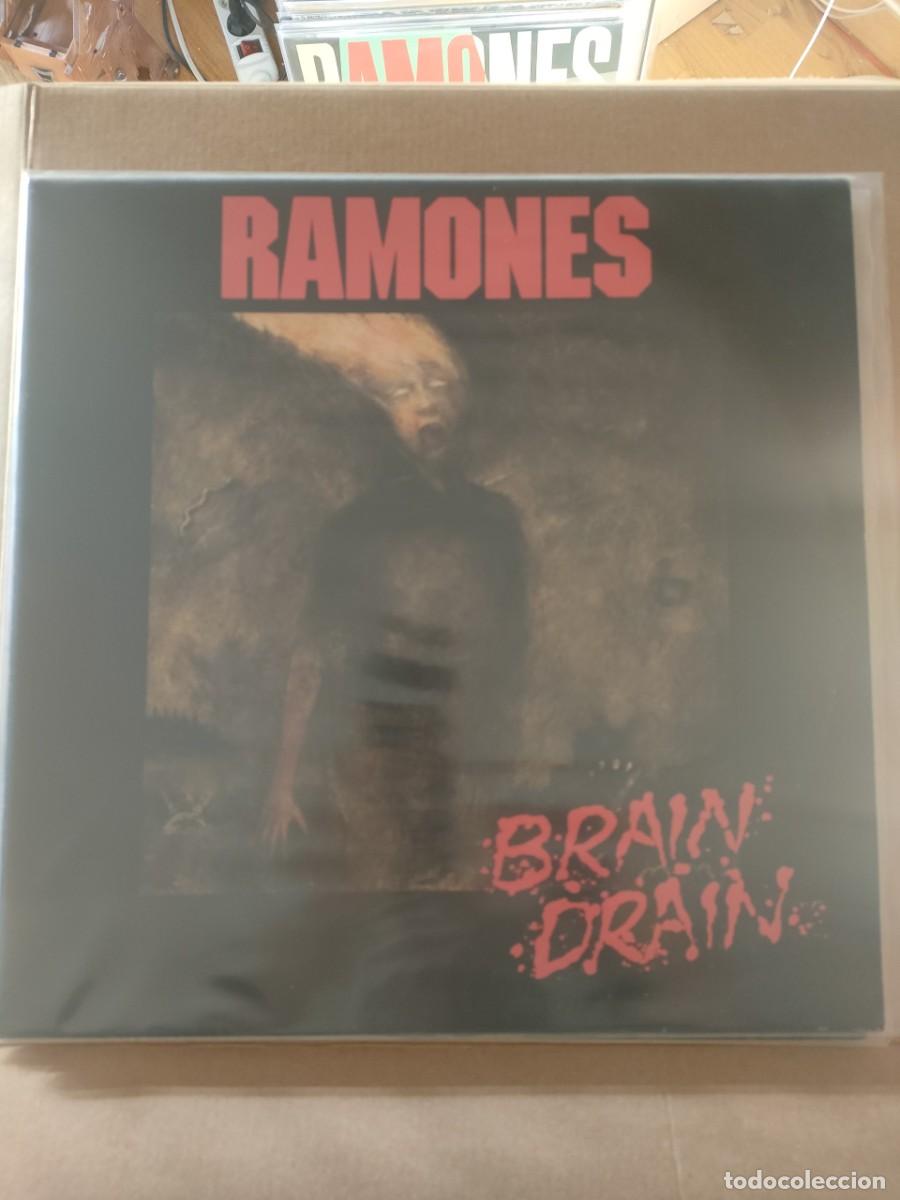 Discos de vinilo: RAMONES - BRAIN DRAIN - Foto 1