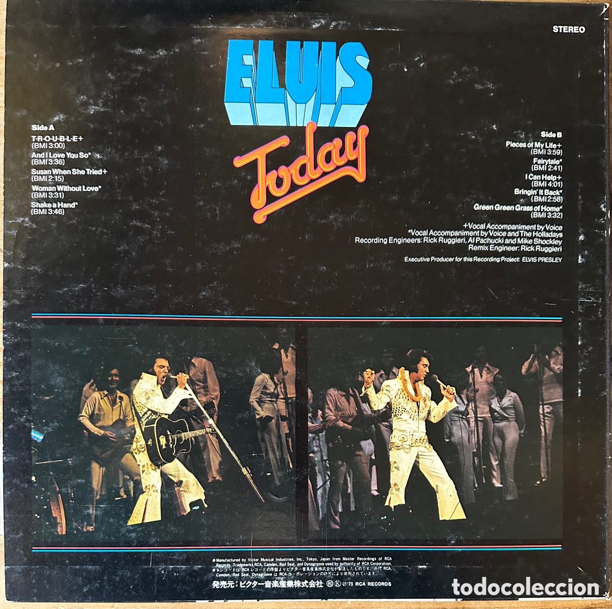 Discos de vinilo: Elvis Presley. Jap&oacute;n, 1975 - Foto 2
