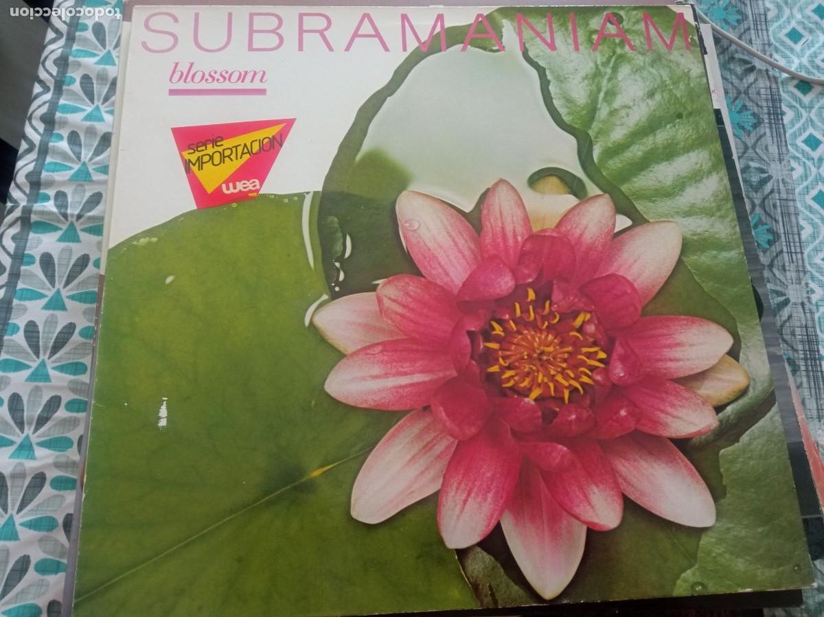 Discos de vinilo: Subramaniam Blossom LP 1986 - Foto 1